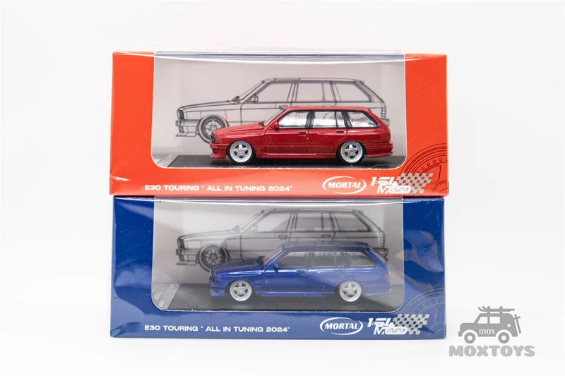 Mortal 1:64 3 Series E30 Touring Lowride AIT Show 2024 Special Edition Diecast Model Car