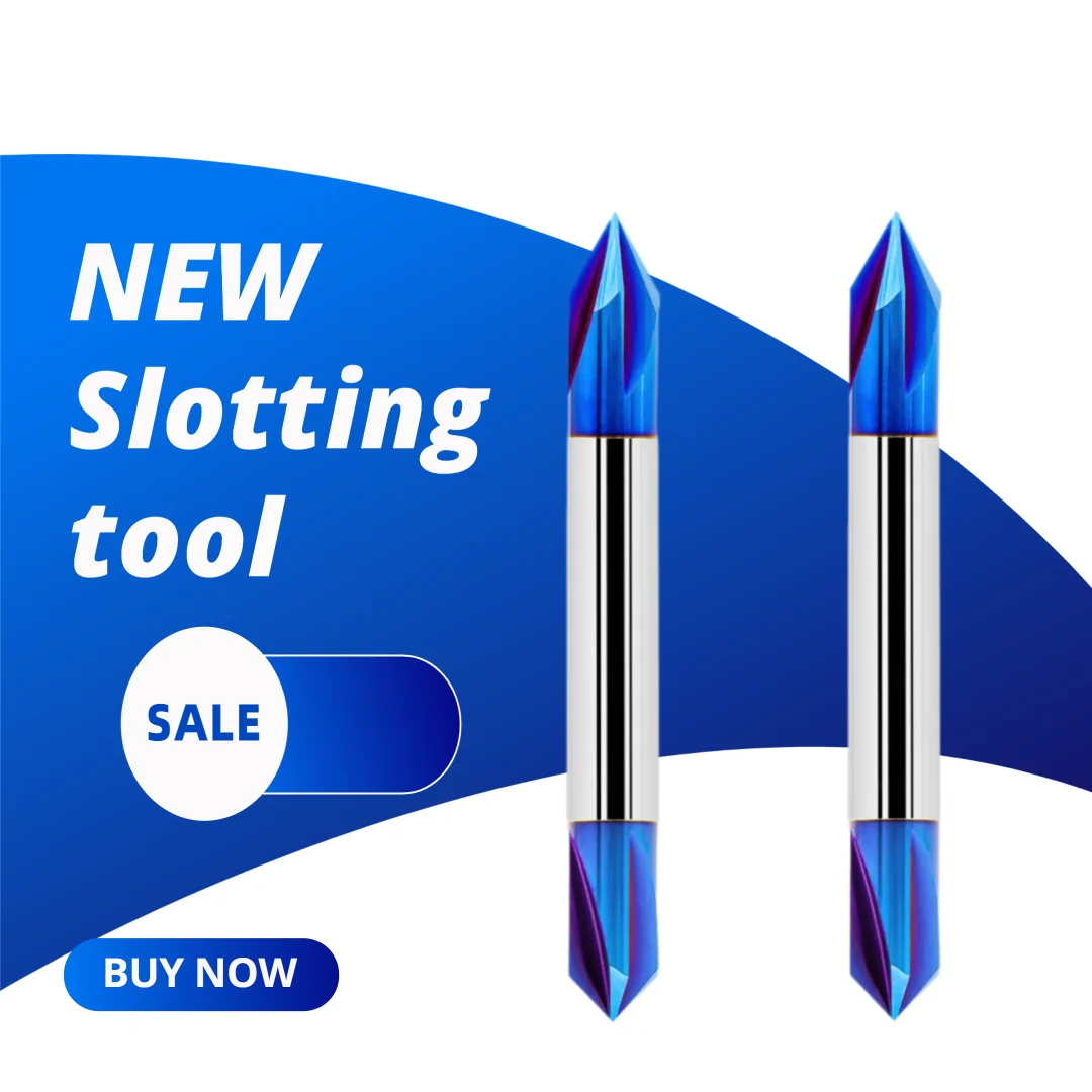 

FOCSTOL Slotting Tool Wood V-grooving Cutter Integral Alloy Double-ended 60°/90° double-ended for Plywood MDF Wood Blade