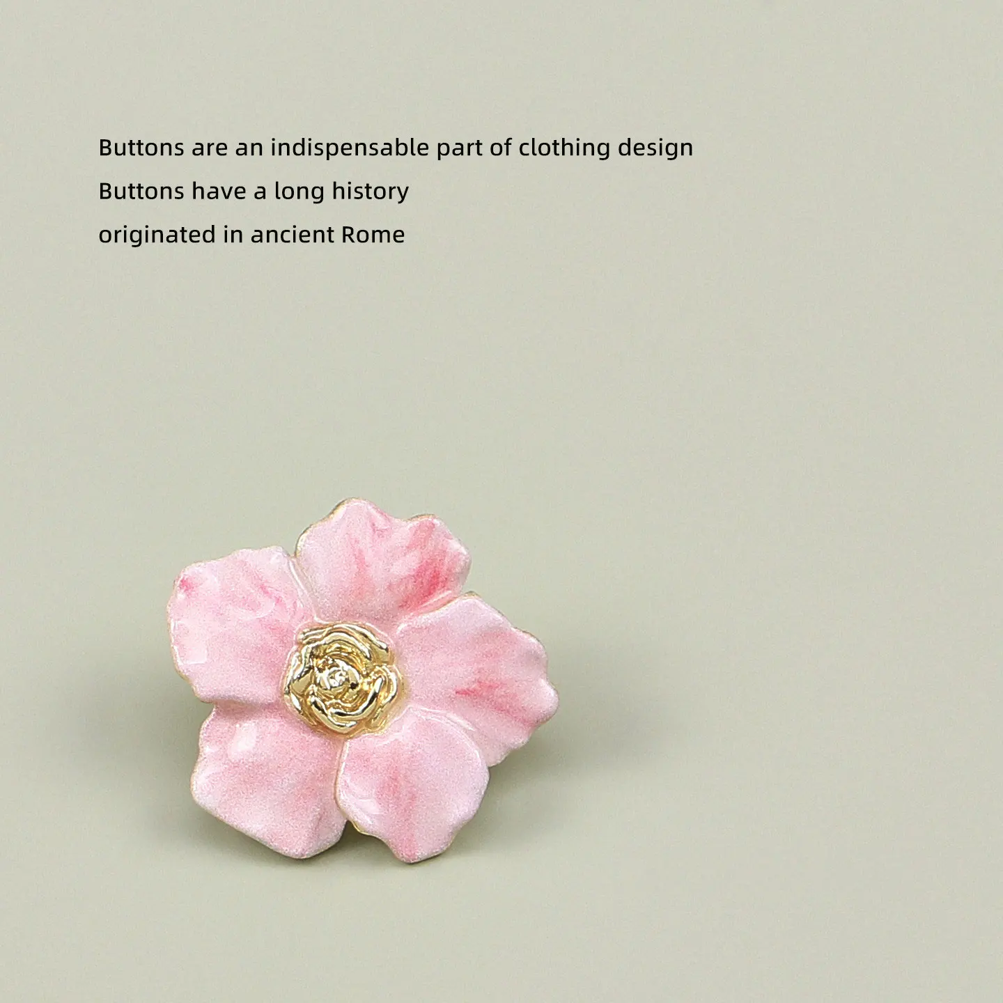 6 stücke Blume-förmigen Metall Knopf Für Kleidung Mode Frauen Manschette Kragen Hemd Mantel Nähen Zubehör Mini Nähen Knöpfe – Detail 5