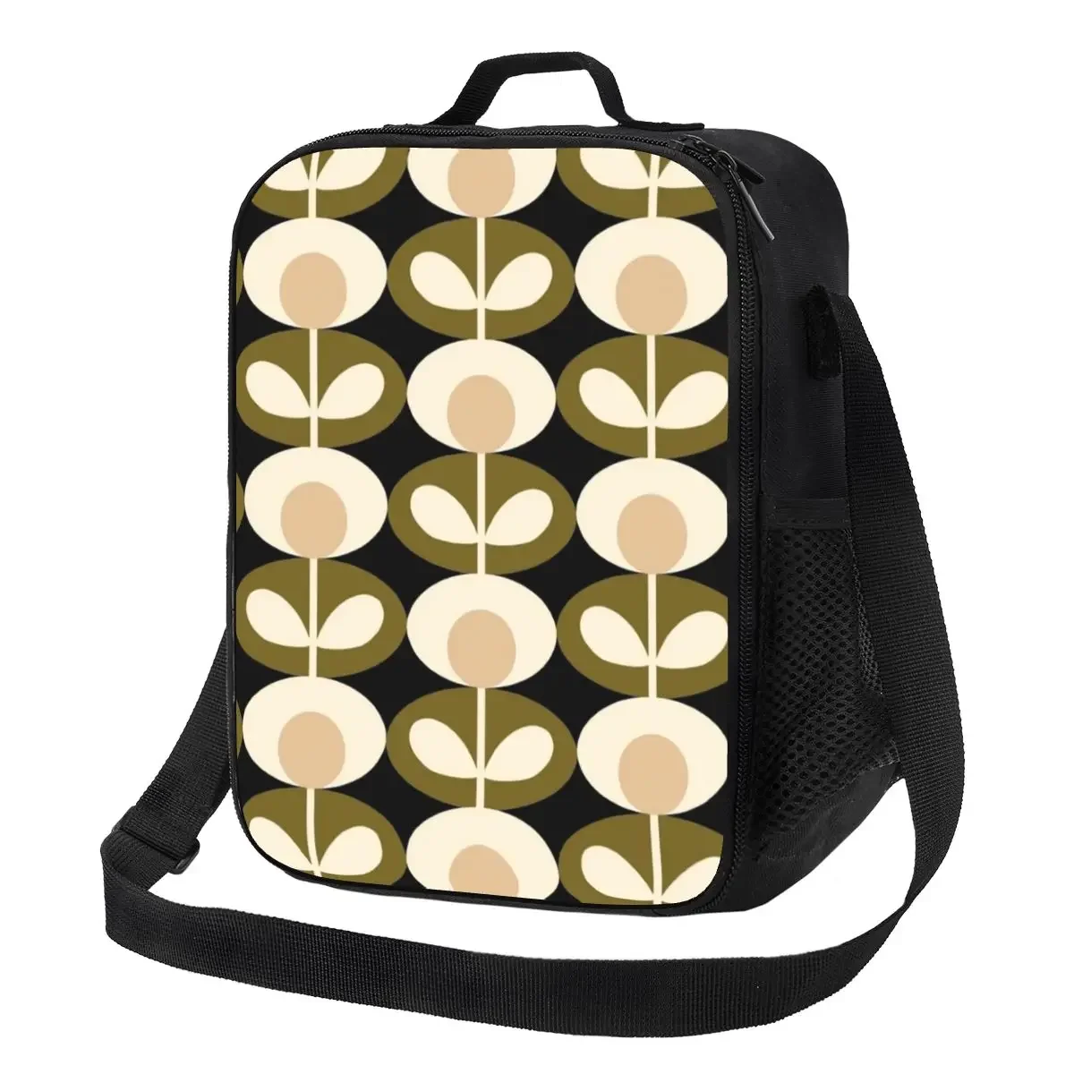 Orla Kiely Floral Insulated Lunch Bags for Outdoor Picnic Abstract Scandinavian Leakproof Cooler Thermal Bento Box Women Kids