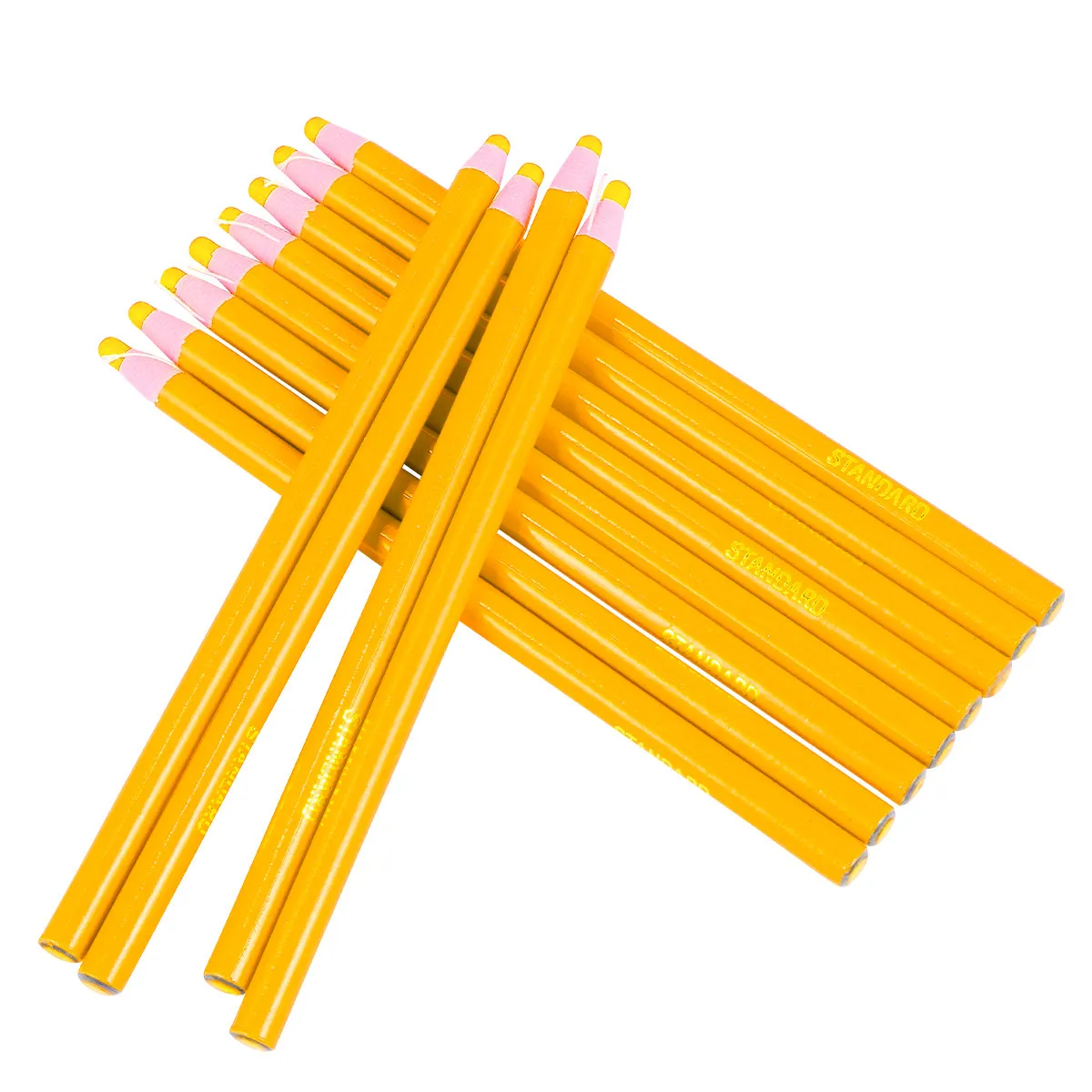 Peel-Off Wax Pencil Crayon Set No Sharpening Easy Peel Use Bright Pigment Marking Tool for Sewing Embroidery Shoe Making