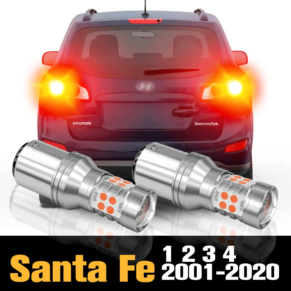 2pcs Canbus LED Brake Light Accessories For Hyundai Santa Fe 1 2 3 4 2001-2020 2007 2009 2010 2011 2012 2013 2014 2015 2016