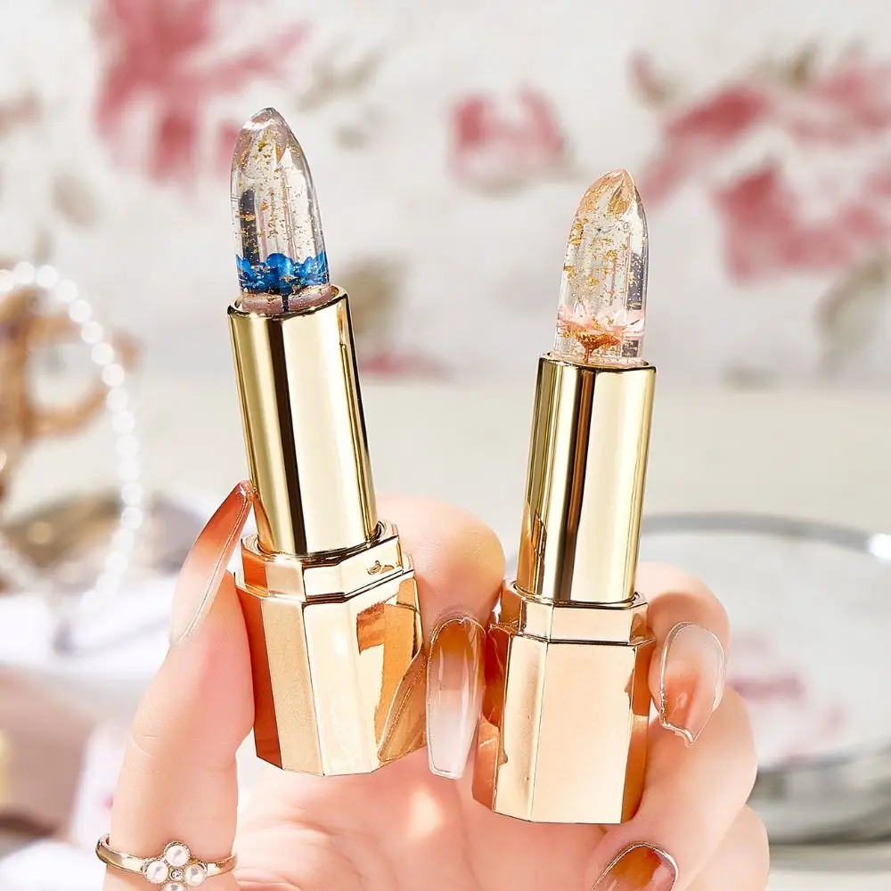 ลิปสติกเปลี่ยนสีตามอุณหภูมิ ชุ่มชื้น บำรุงริมฝีปาก กันน้ำ ประกายวิ้ง ฉ่ำวาว สำหรับฤดูใบไม้ร่วงและฤดูหนาว ไม่ติดแก้ว