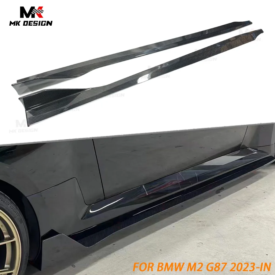 

Carbon Fiber ADR Style Side Skirts Extension Lip Aprons for BMW M2 G87 2023+ Rocker Panel Side Skirts Aprons Car Accessories