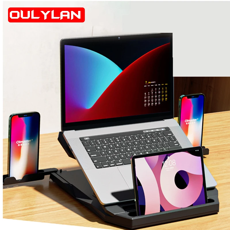 Adjustment New Portable Laptop Stand 2023 Folding Lifting Bracket  Holder 3 Levels Heightened  Aluminum Alloy Computer Notebook