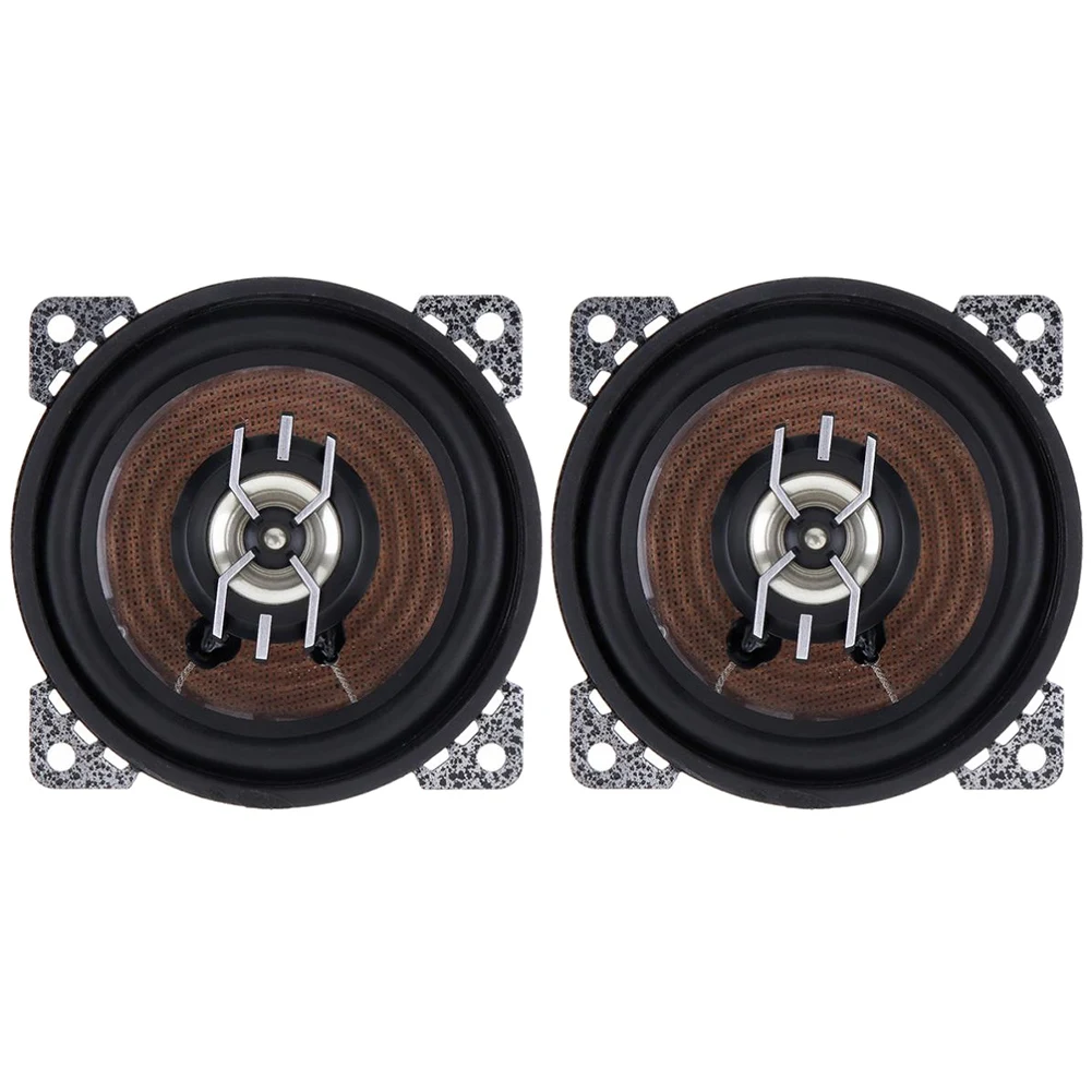 2Pcs 4 Inch Car Coaxial Auto Audio Music Stereo Full Range Frequency Hifi Speakers Non-Destructive