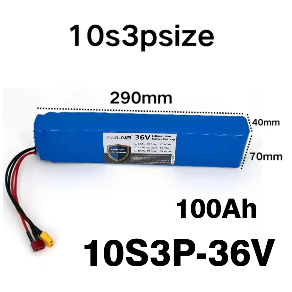 

36V 100000mAh Upgrade 10S3P 36v Electric Scooter Battery Pack 36v Battery Scooter 18650 Lithium M365 Electric Scooter