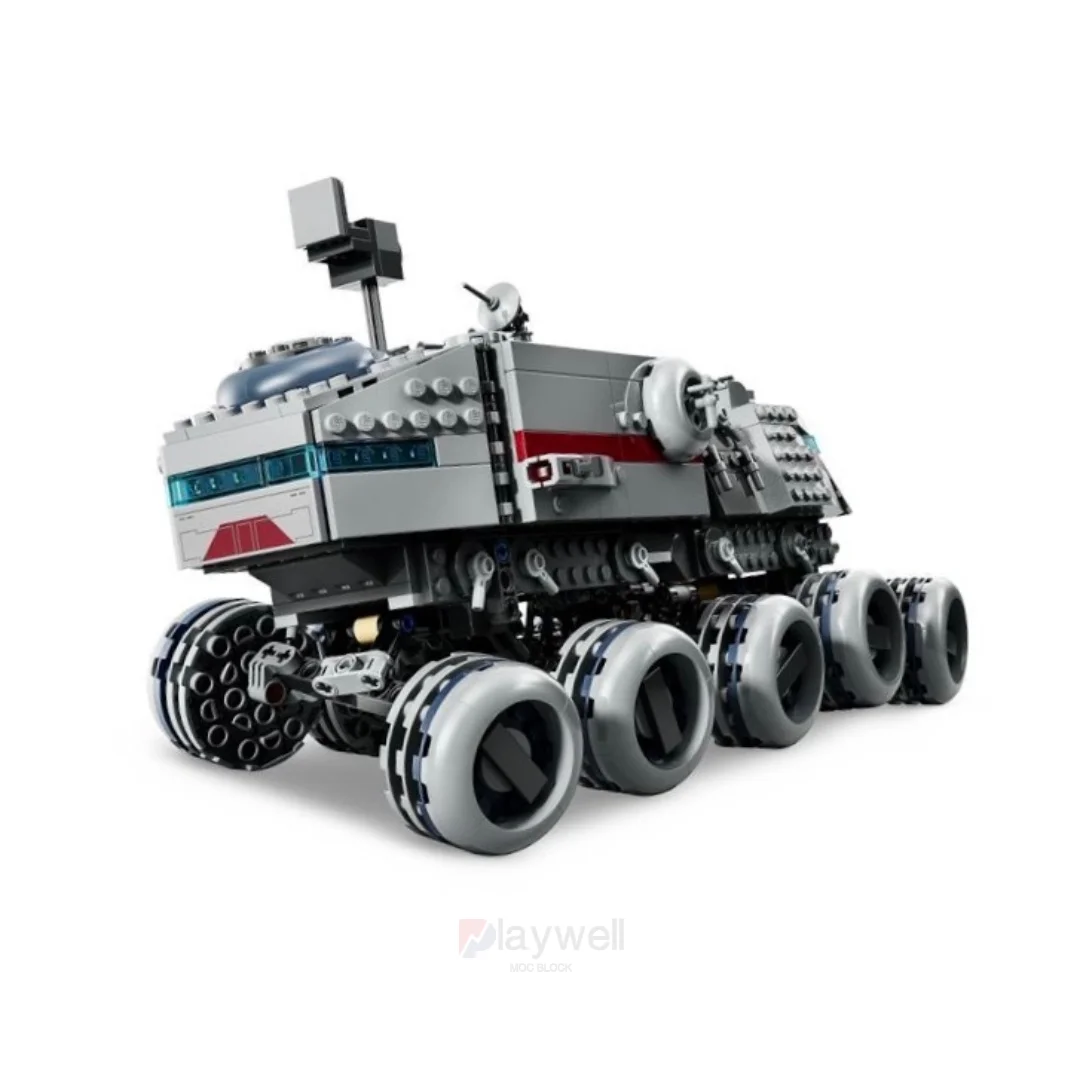 2025 Republic Scene Turbo Tank Building Blocks Set 813PCS Creative Assembly  Adults Kids Birthday Christmas Holiday Gifts a a