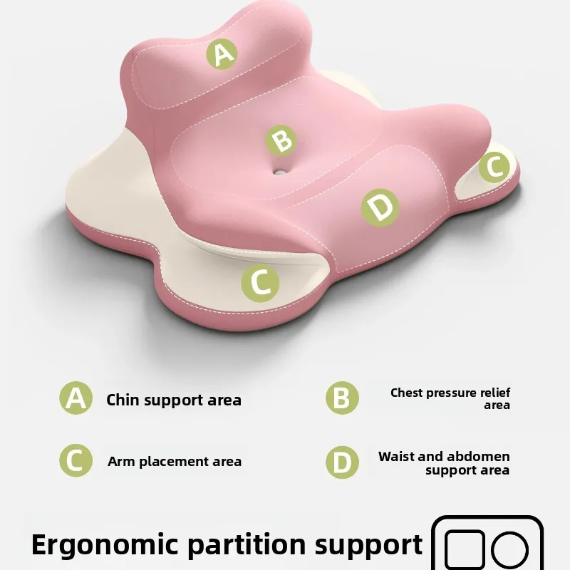 Bed Lie Down Pillow Multifunctional Prone Position Lie Down Pillow Leg Pillow, Backrest Pillows Sleep Reading Wedge Pillows