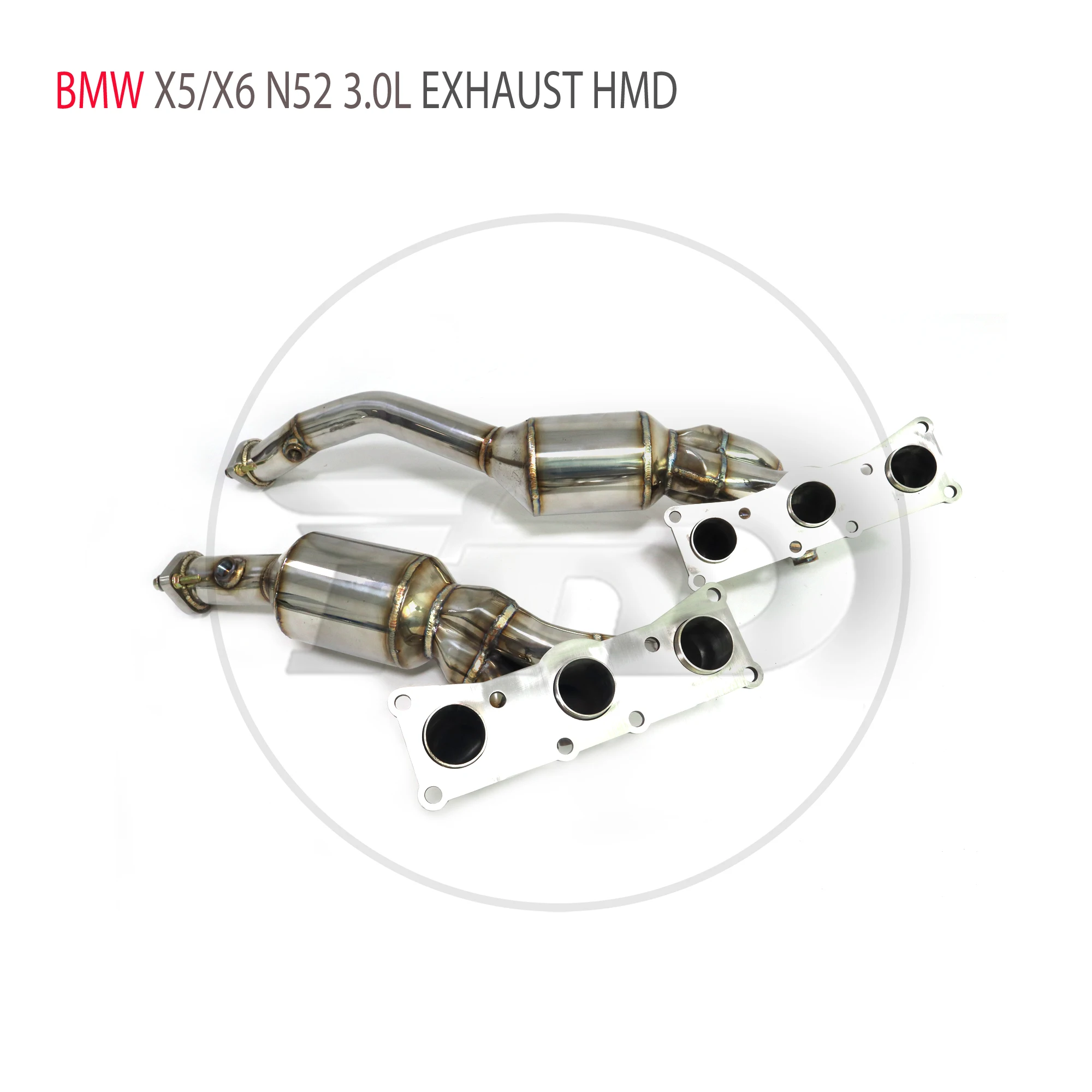 HMD Exhaust System High Flow Performance Downpipe for BMW 325i 330i E90 E92 E93 N52 Engine Car Accessories