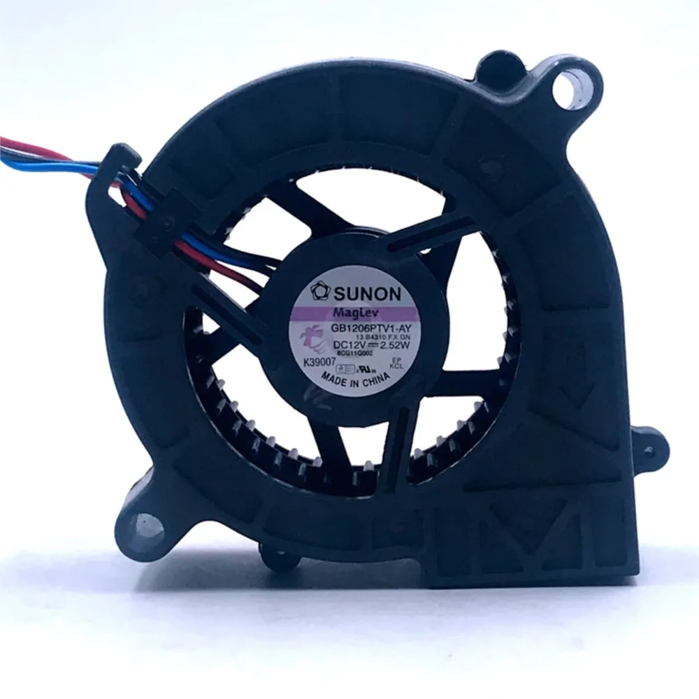 Projector Blower Fan 60X25 mm New For Sunon GB1206PTV1-AY 13.B4310.F.X.GN DC 12V 2.52W 3-wire Server Cooler FG Tach Signal