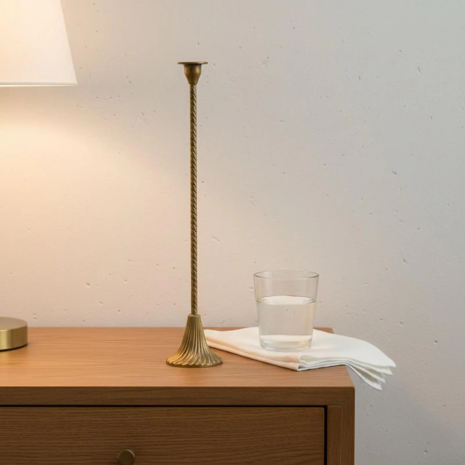 Twisted Gold Candle Holder Sta - Paraffin Wax ulasan dan harga