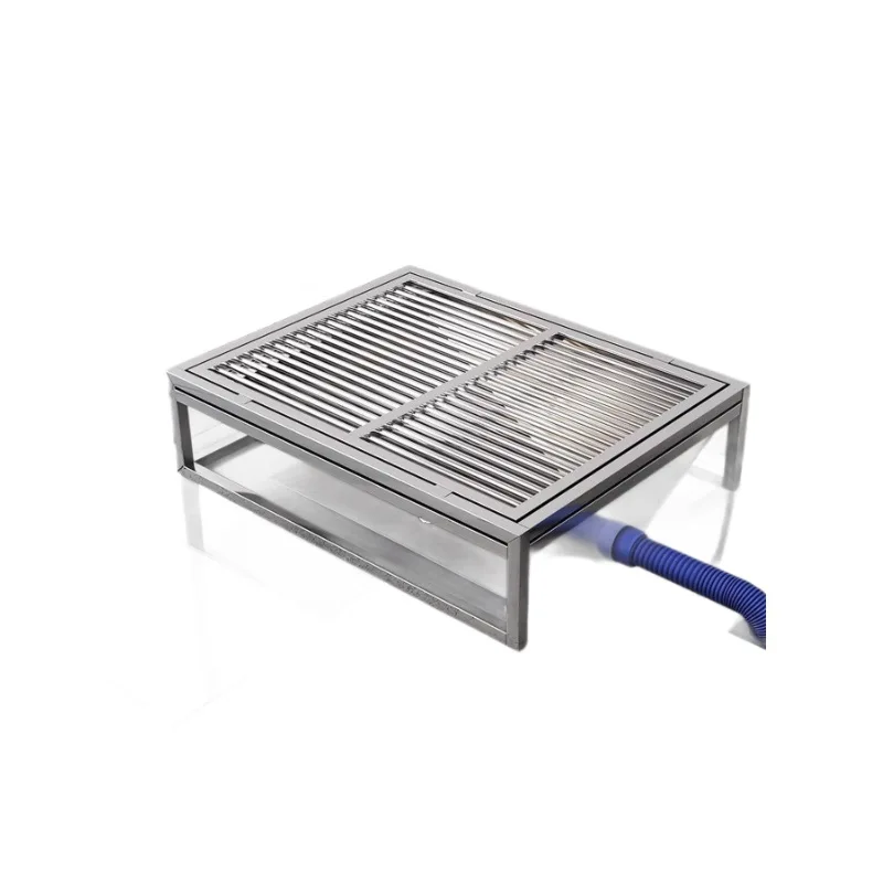 Dog urinal flush tray automatic flush dog toilet cat toilet stainless steel dog toilet funnel thickened