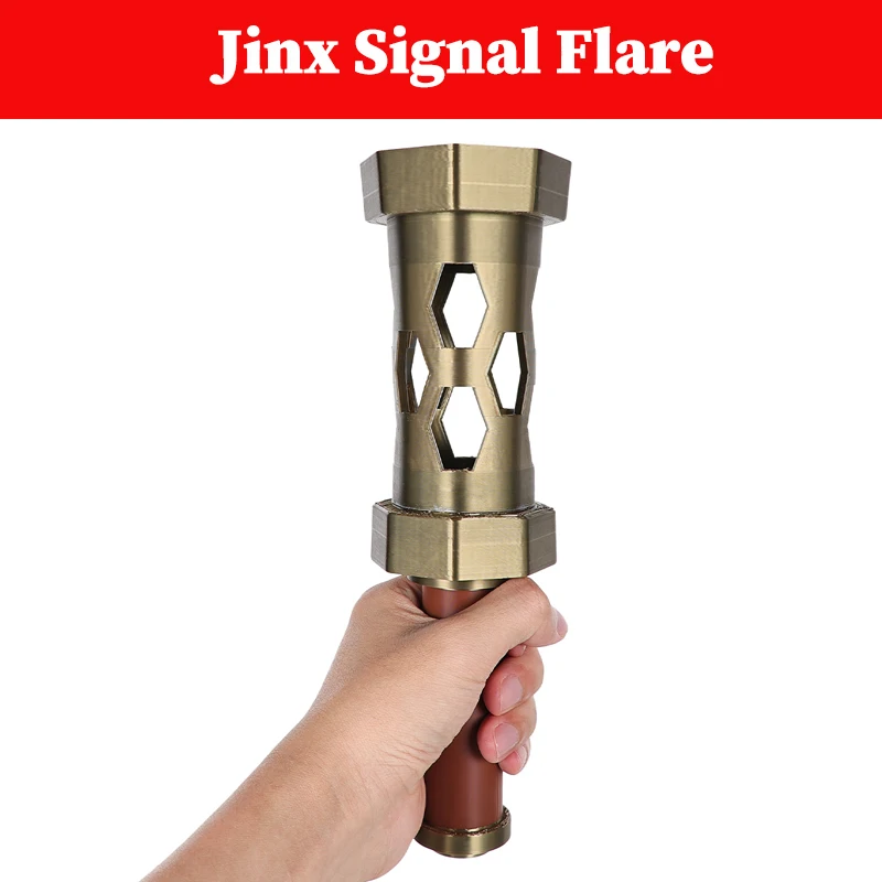 

Arcane Jinx Signal Flare Cosplay Costume Accessories 2024 Game LoL TV 2 Disguise Roleplay Fantasia Clothing Props Pendant Gifts