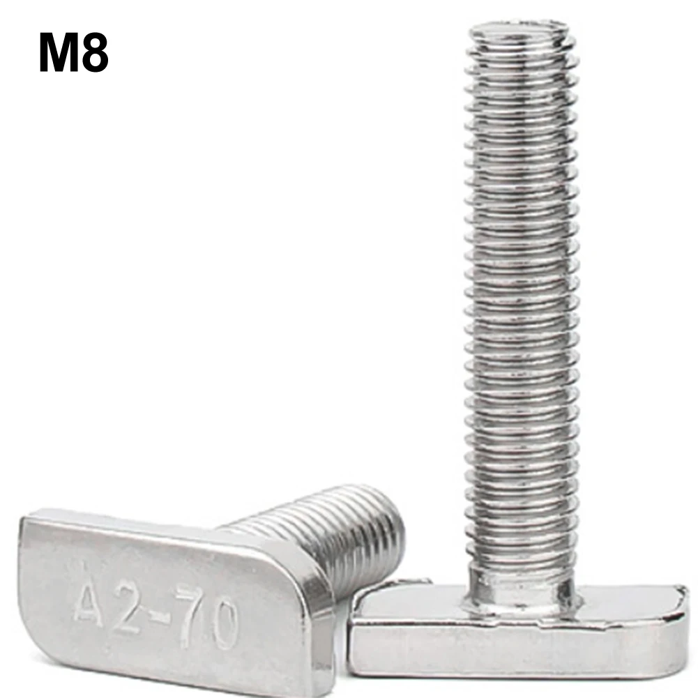 

Влагостойкий винт и фланцевая гайка Т-типа, 10 шт., нержавеющая сталь 304, предназначенная для фотоэлектрического модуля, стабильная и нержавеющая