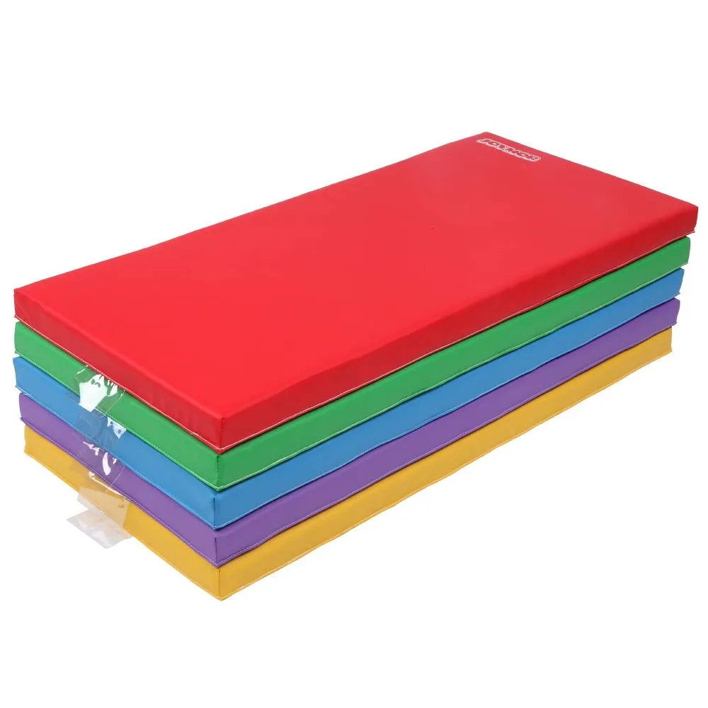 سجادة راحة سميكة مقاس 2 بوصة مكونة من 5 قطع من سجادة قيلولة للأطفال مع علامة اسم، سجادة نوم محمولة للأطفال الصغار للرعاية النهارية في مرحلة ما قبل المدرسة