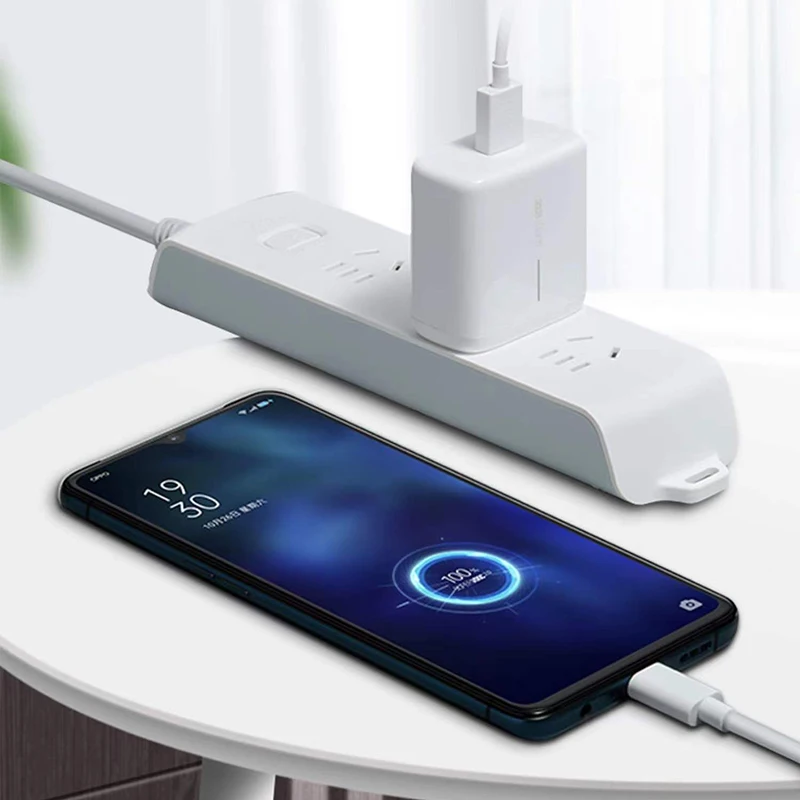 Original 65W Supervooc 2.0 Fast Charger EU For OPPO Find X2 X5 X3Pro Reno5 4 7 8Pro Ace2 R17 Realme X50Pro GT2 Neo2 Type-C Cable