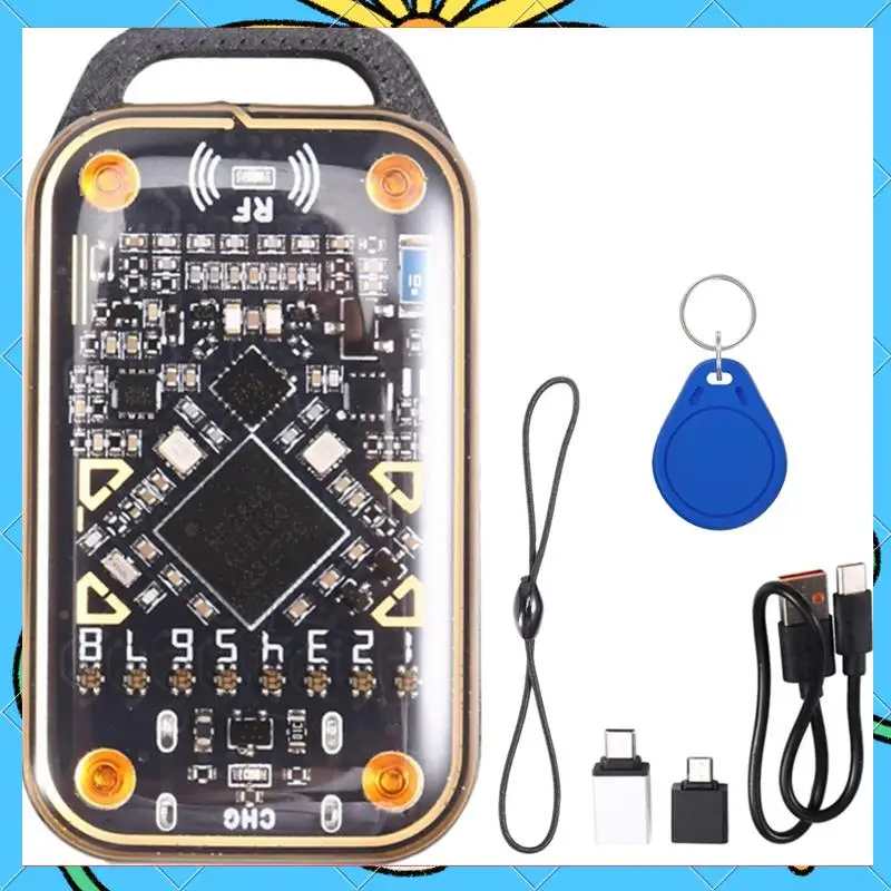 

Chameleon Ultra Smart Card Emulator+UID Keychain RFID Smart Chip Reader 125K 13.56M Card Decode NFC Duplicator-[A51I]