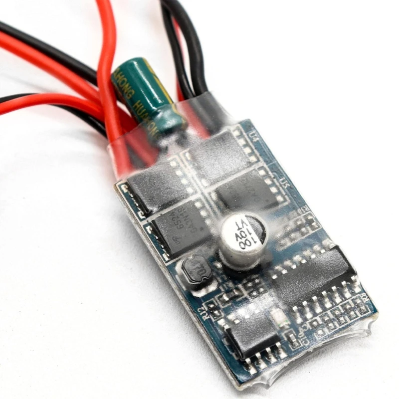 RC Car 35A ESC Brushed ESC Forward Reverse ESC Speed Controller For 1/16 1/18 1/24 Car Boat ESC Brushed Motor Dropshipping