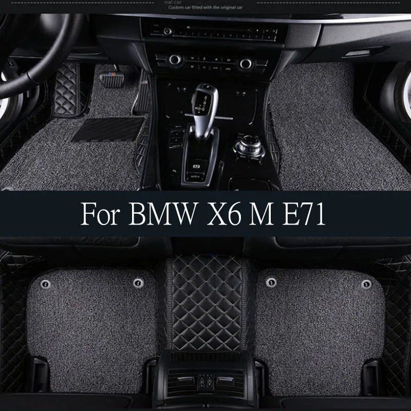 

Car Floor Mat for BMW X6 M E71 M50d 2008~2014 2009 2010 2011 Panel Part Foot TPE Liner Carpet Pad Custom Cover Rug trunk mat