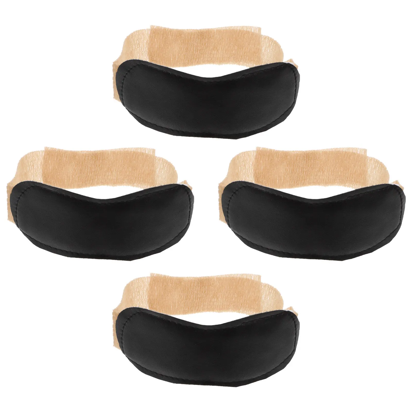 4Pcs Soft Lightweight Disposable Eye Masks for Babies Light Proof Shading Eye Cover Gentle Ear Hooks Perfect Face Fit Sleeping