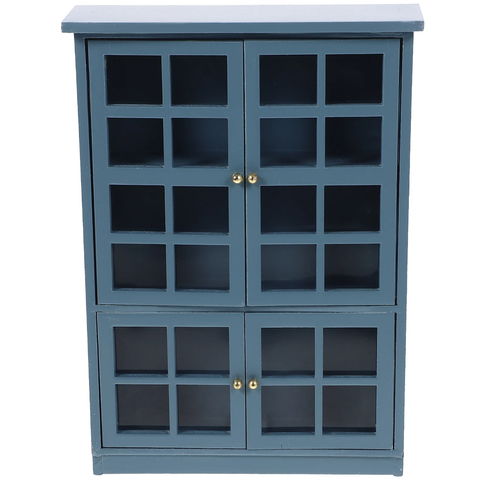 Dollhouse Kitchen Cupboards Mini Cabinet Furniture Model Modern Storage ( Cabinet) Toy Ornaments Miniature Decor