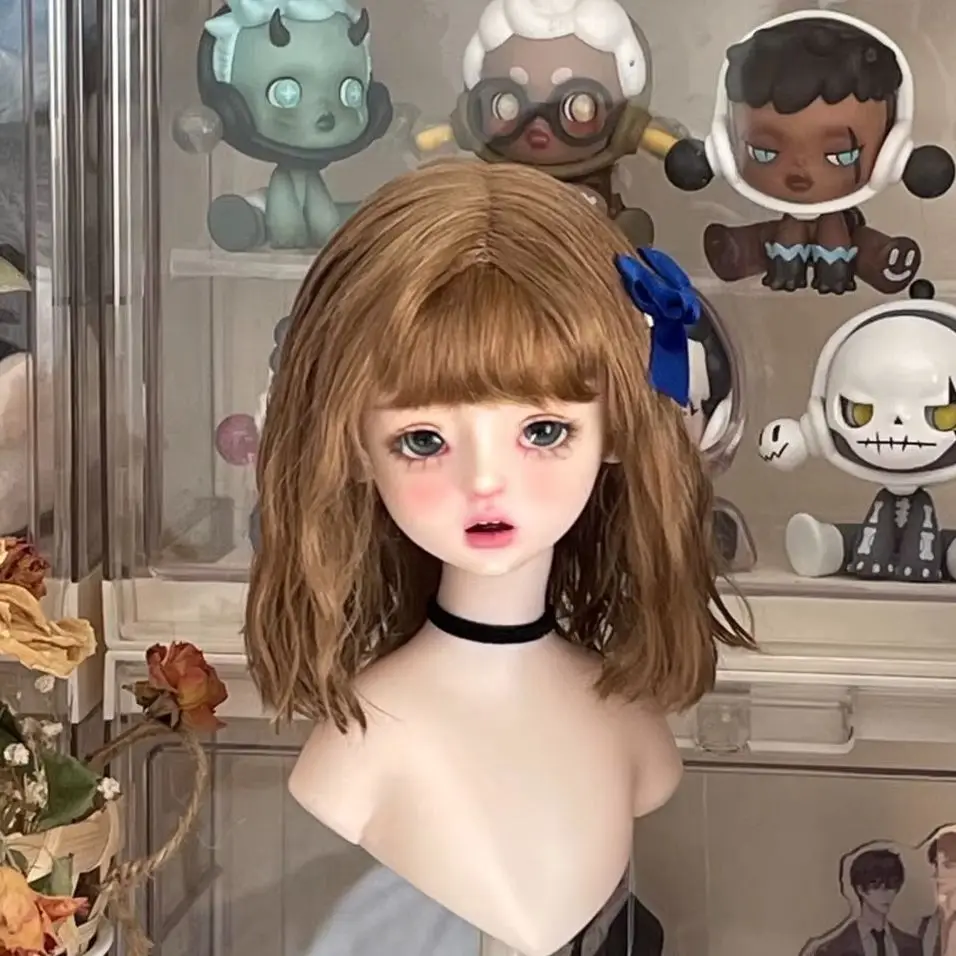 ​Wigs doll wig hair for doll sweet princess style 1/4 BJD wig mohair wig free shipping