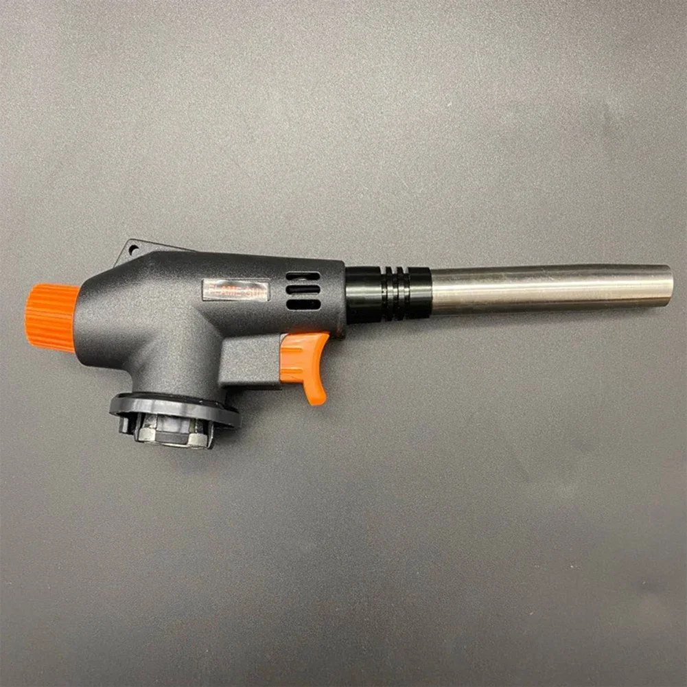 Outdoor Portable Gas Torch Welding Flame Burner Ignition Tool For BBQ Cooking Camping Multifunctional Flamethrower Heating Tool