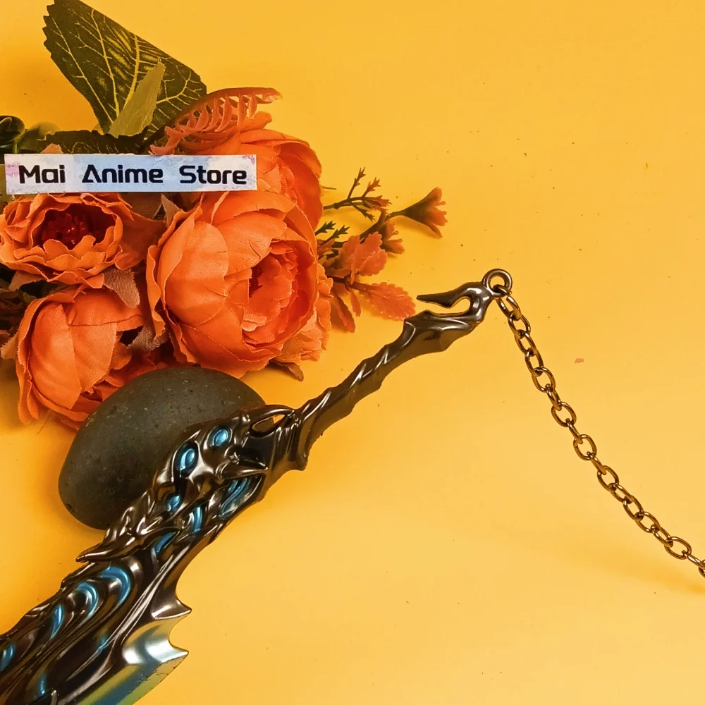 7.5 بوصة 2 قطعة Valorant كاتانا ريال كاتانا الساموراي صابر المعادن الصلب النينجا شفرة سكين أنيمي تأثيري الدعامة السيف لعبة غير حادة هدية #3