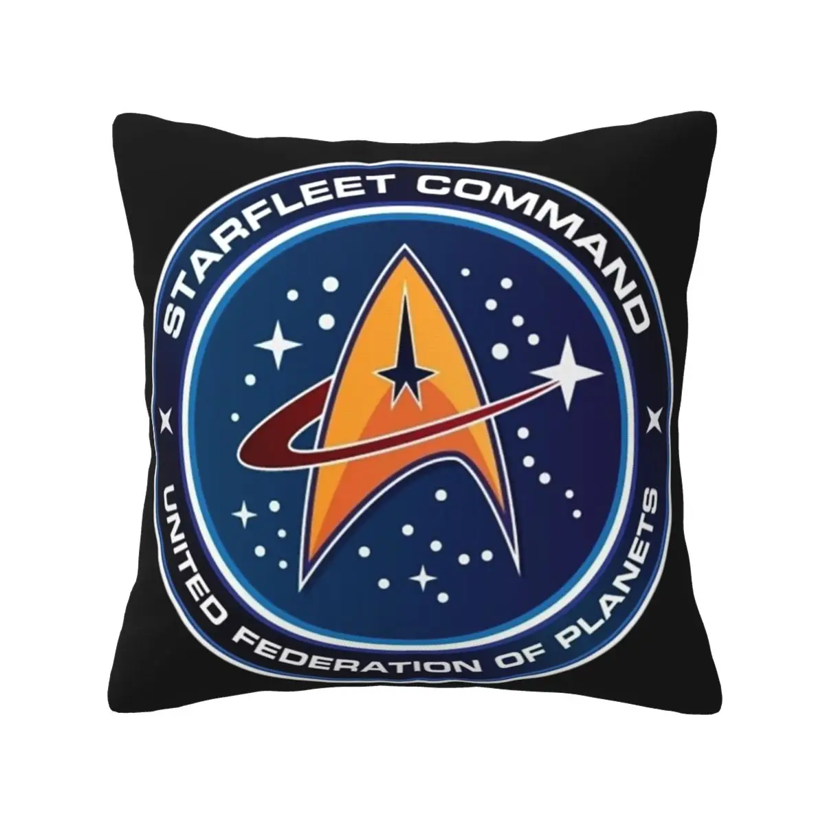 Star Treks Science Fiction TV Series Square Pillowcase Pillow Cover Cushion Zip Decorative Throw Pillow for Home Living Room
