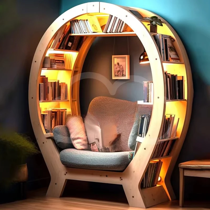 

Unique Bookshelf Luxury Reading Nook for Home Living Room Bedroom Library Kindergarten Preschool University Project