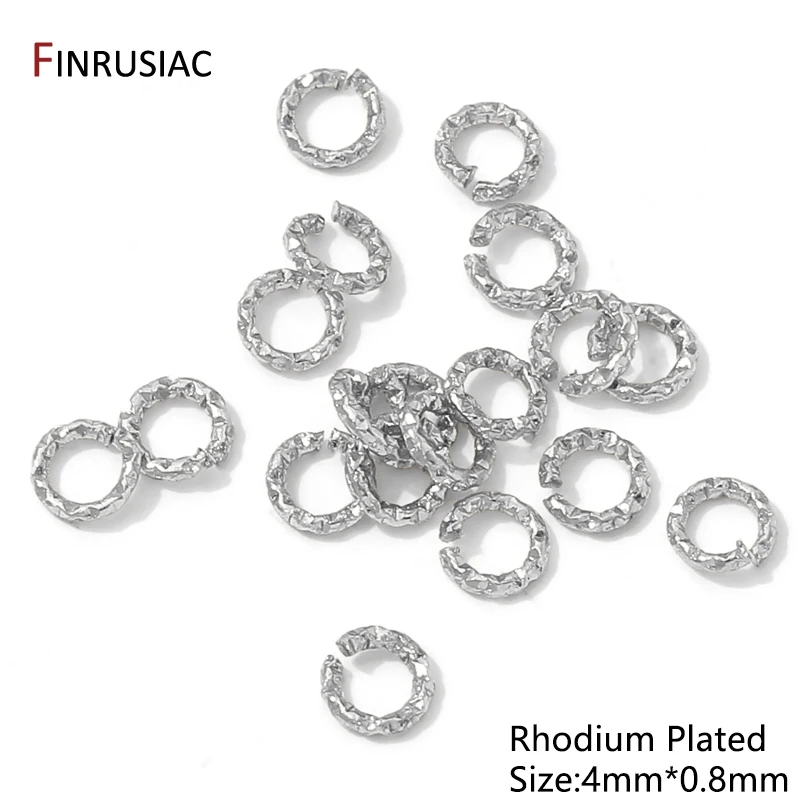 14K vergoldetes Messing, rund, gedreht, offen, geteilte Ringe, Biegeringe, Verbindungsringe für DIY-Schmuckherstellungszubehör – Detail 21