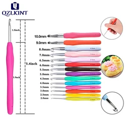 1 Piece Crochet Needle Hook 18 Sizes 1.0mm-10.0mm Soft Grips Crochet Needles Yarn Weave Knitting Needles Hook for Any Yarns