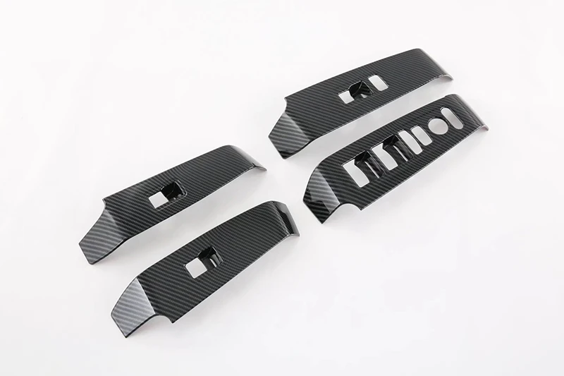 For Honda Civic Eleventh generation (FE/FL) 2021-2023 Carbon Fiber Style Door Window Armrest Cover Switch Panel Trim Molding