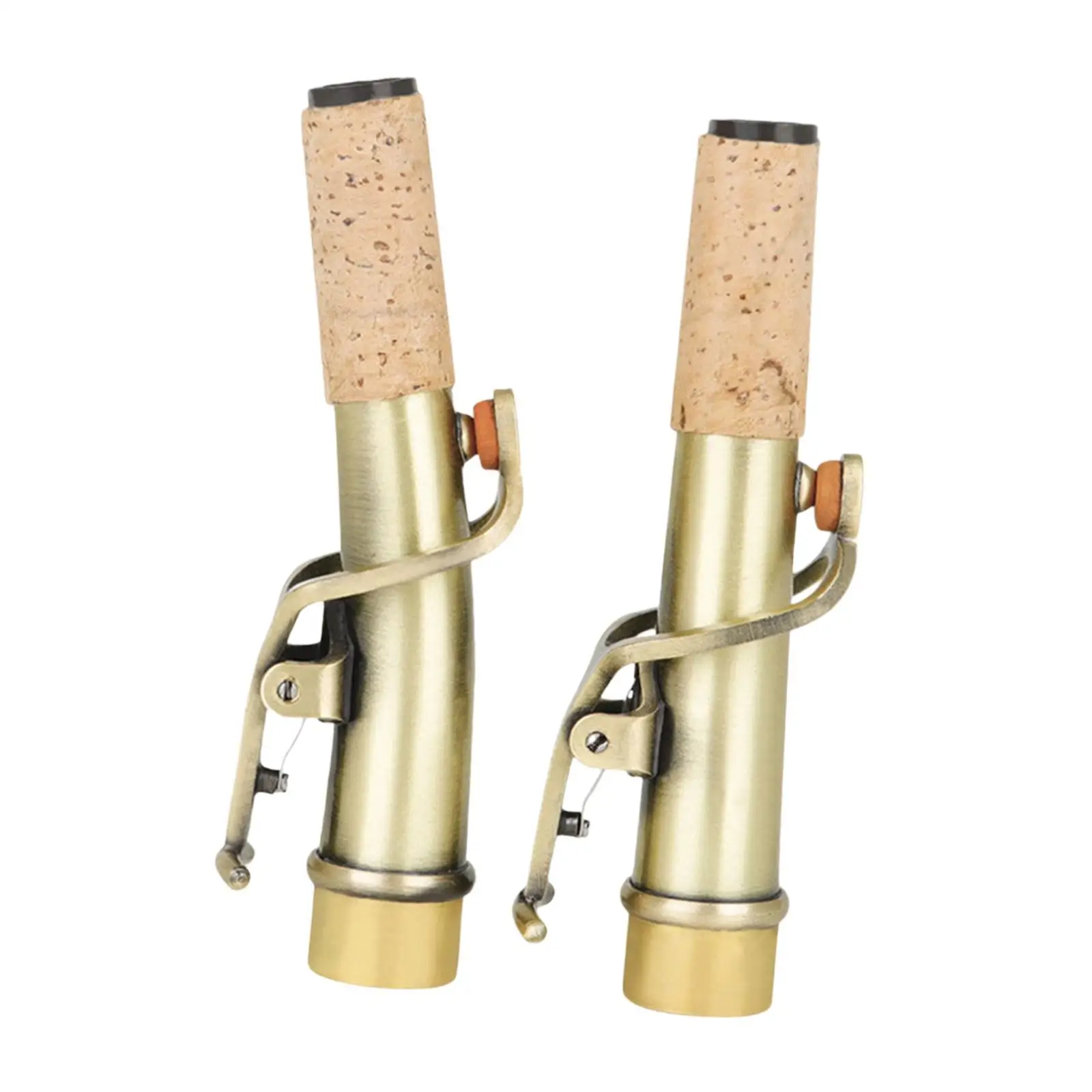 2 Pieces Soprano Saxophone Neck Sax Replacement Part Musical Instruments