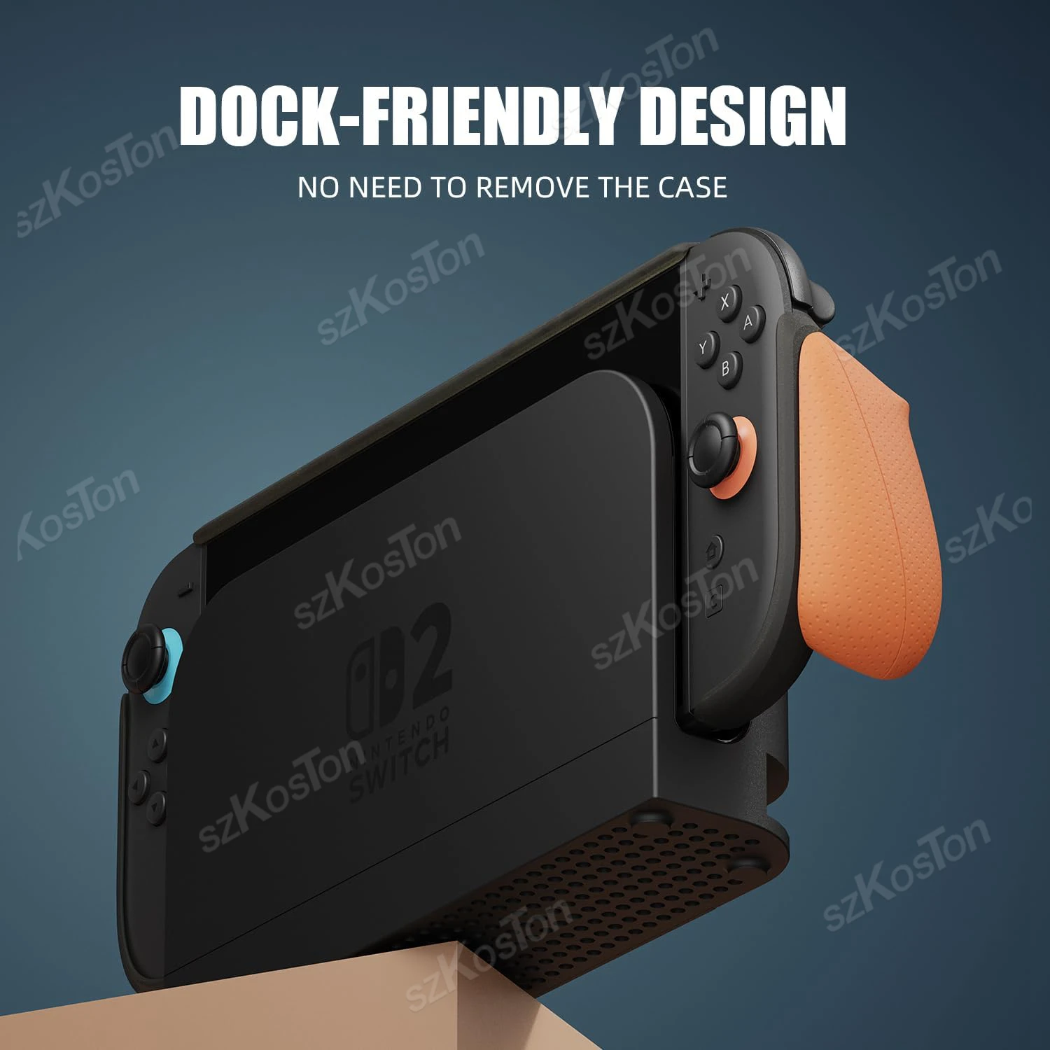 Savage Raven GripCase for Switch 2 ゲームコンソール ドッキング可能なソフト保護ケース 人間工学に基づいたグリップ Switch 2 アクセサリー用