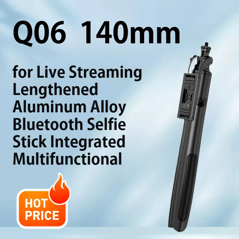 

Q06 mobile phone selfie stick Bluetooth landing remote control live broadcast retractable tripod bracket photo and video