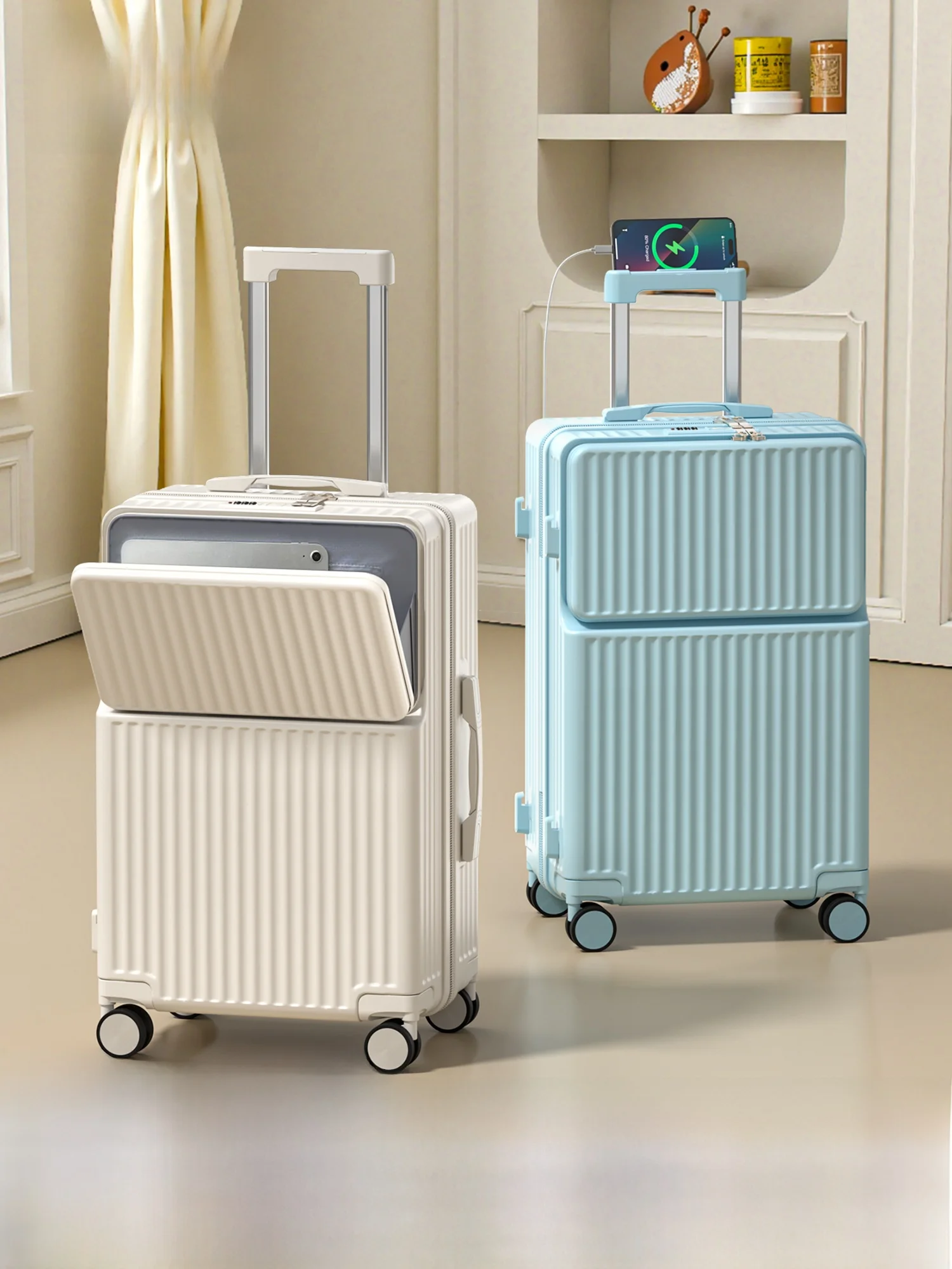 valigia-da-viaggio-alla-moda-con-apertura-frontale-borsa-da-cabina-per-donna-ruote-silenziose-chiusura-a-cerniera-materiale-abs-pc-unisex