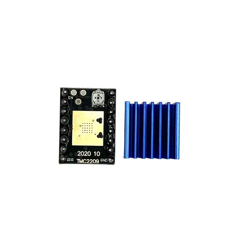 TMC2209 con disipador de calor controlador de Motor paso a paso StepStick piezas de impresora 3d 2.5A 256 subdivisión impresión silenciosa