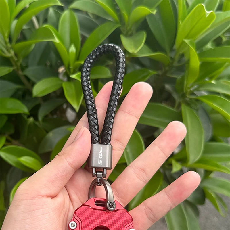 For Loncin VOGE SR4 MAX SR4MAX 2022-2023 2022 2021 2020 SR 4MAX Motorcycle CNC Accessories Braided Rope Keyring Metal Keychain