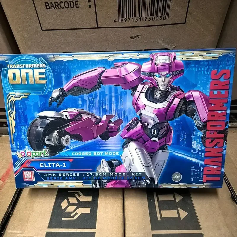 Transformers Speelgoed EEN AMK Megatron Optimus Prime Bumblebee Arcee Elita-1 Cogged Mode Gemonteerd Model Handgemaakte Action Figure Speelgoed