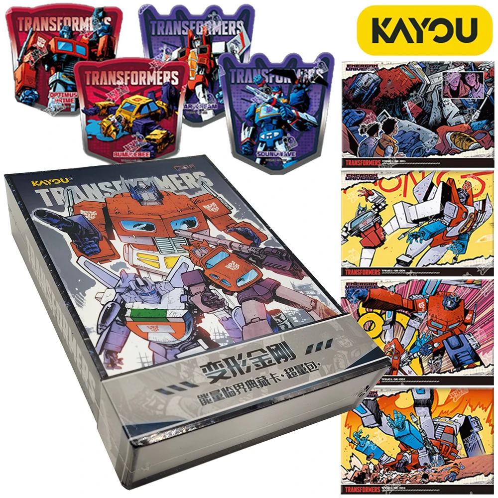 

KAYOU оригинальные трансформеры, ограниченная карта персонажей, популярная научная фантастика, периферийные устройства из фильма, высокое качество, игрушка-карточка, подарки на день рождения