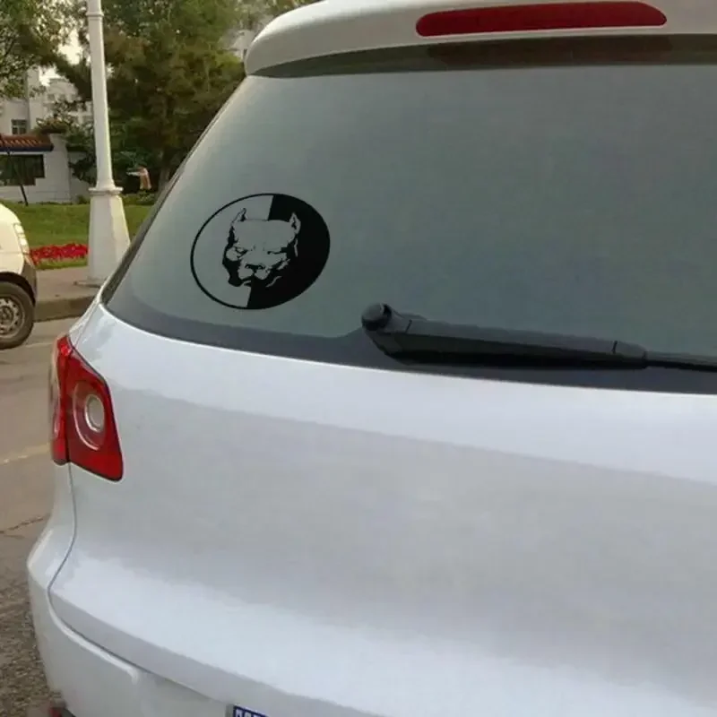 

Светоотражающая наклейка с собакой питбуля для мотоцикла, автомобиля, авто, забавная виниловая наклейка в стиле JDM