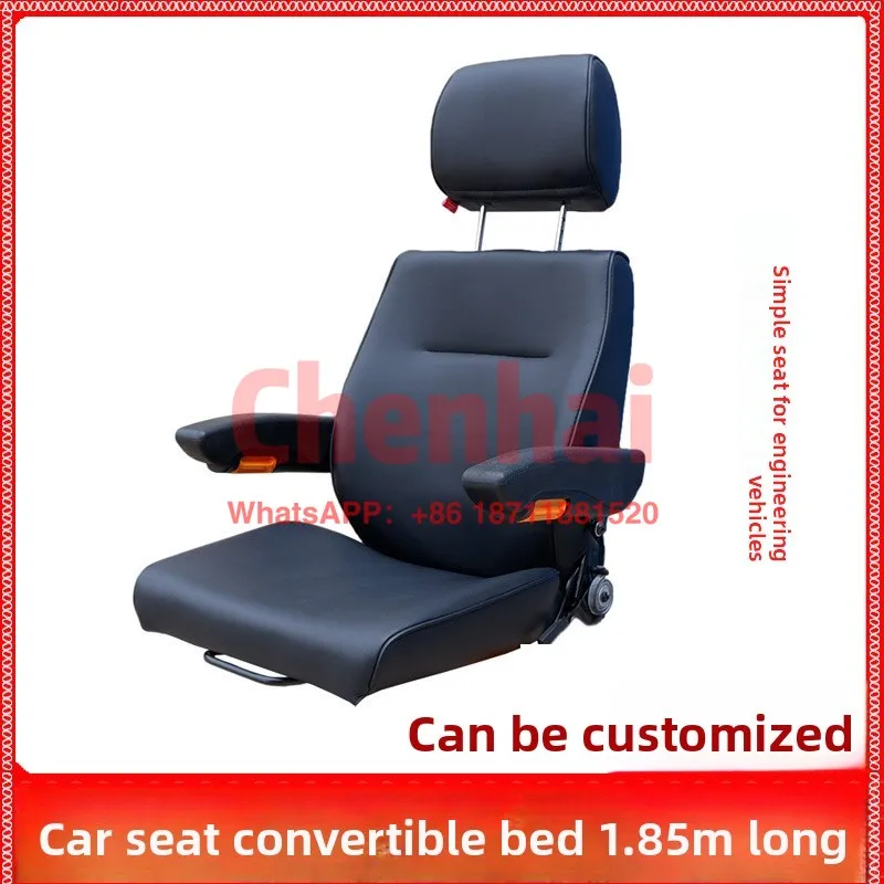 Customized Construction Vehicle Driver Seat, Forklift Seat Longgong Liugong Lugong Tower Crane School Bus, Cab Simple Seat