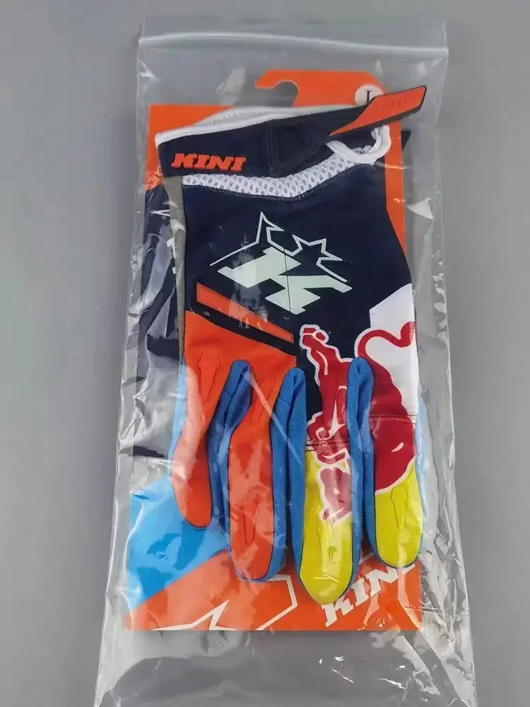 Original Red Bull Riding Gloves Bicycle Downhill Anti Fall Outdoor Sports Gloves, Touch Screen Anti Fall Motorcycle Gloves