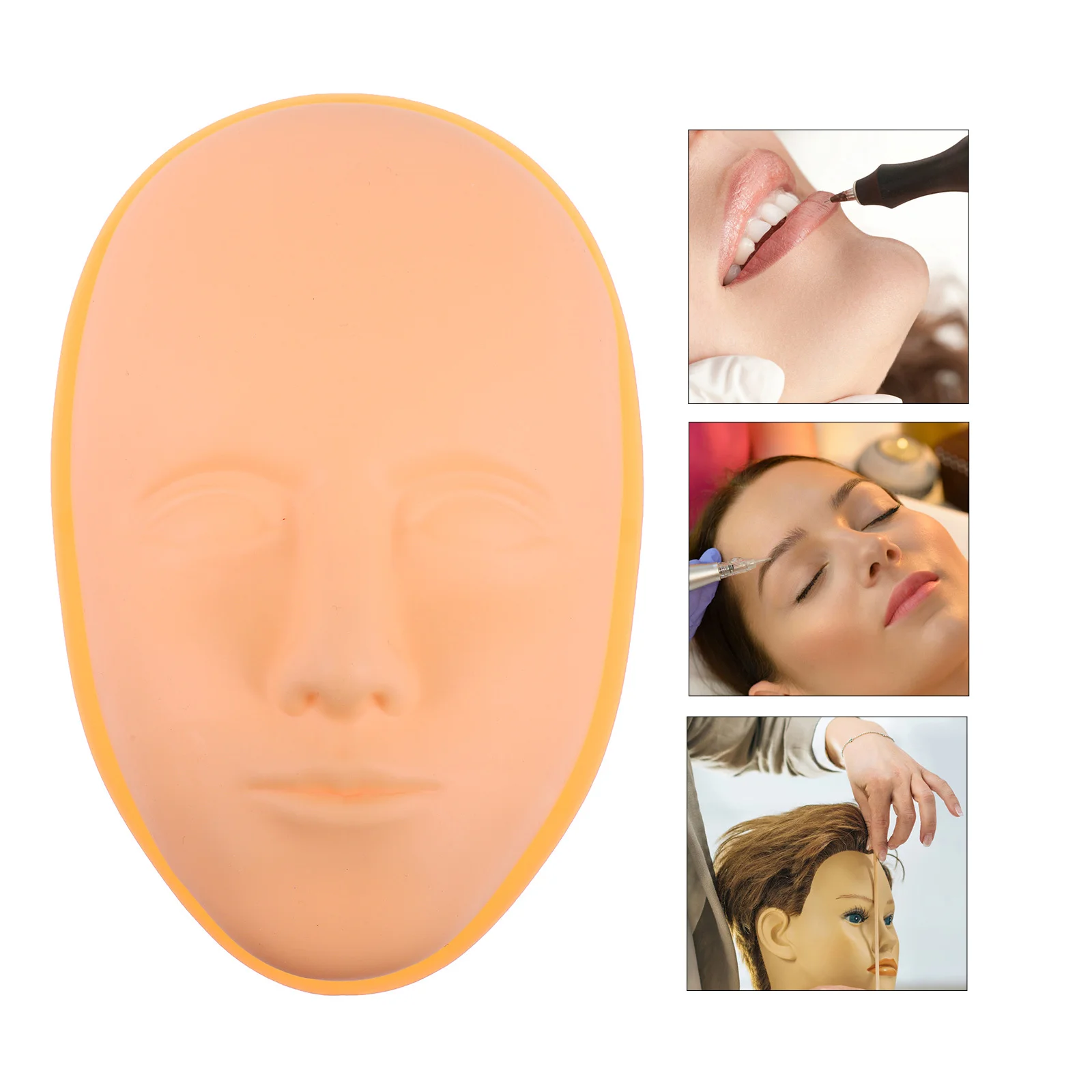 

1Set Embroidered Tattooing Practice Skin Silicone Fake Skin for Artists Training with Realistic Touch Professional Beauty Salon