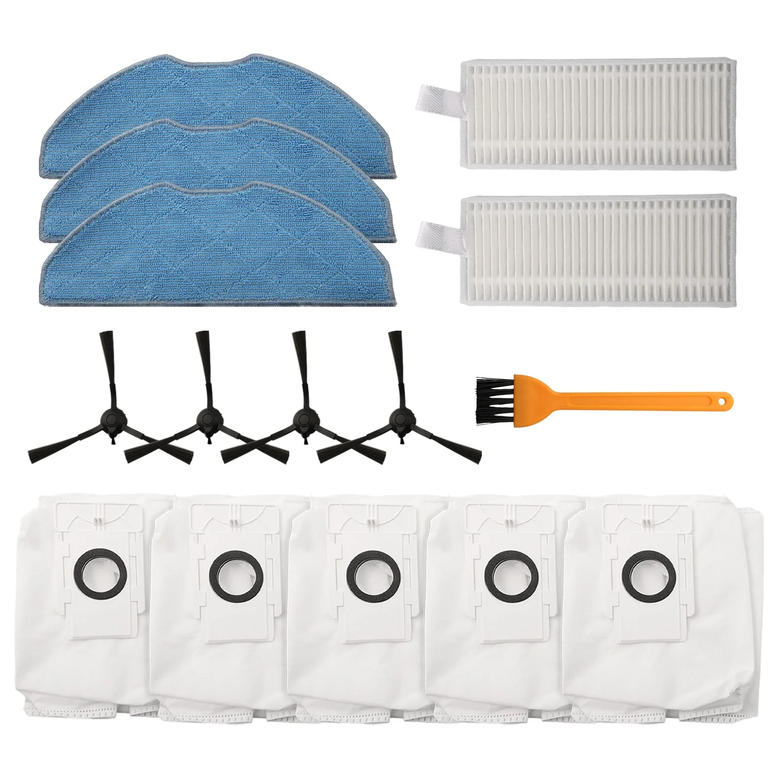 As Shown Dust Bag Set for Cleaning Brush For Dust Removal Vacuum Replacement Parts Comprehensive for Cleaning Kit Effective Dirt