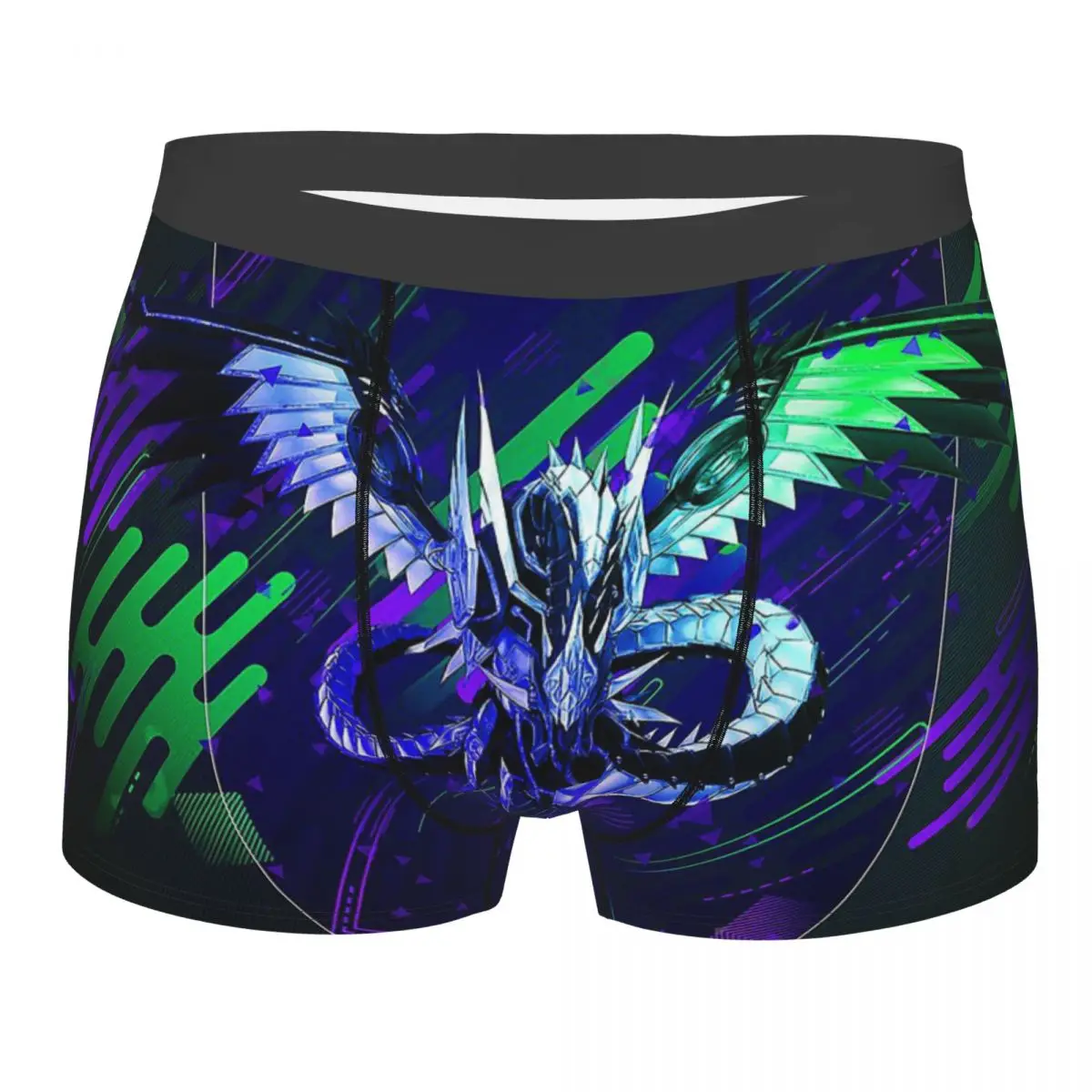 Cyber Dragon Infinity Yugioh Duel Monsters Underpants Cotton Panties Men's Underwear Ventilate Shorts Boxer Briefs