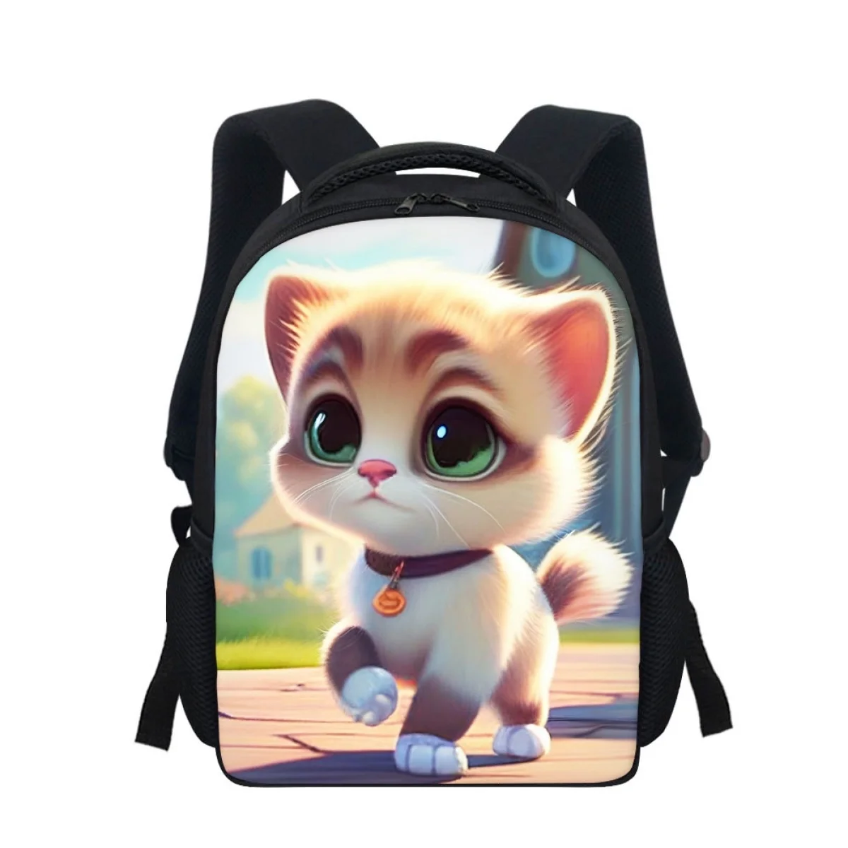 Nette Katze Cartoon Druck Schule Taschen Für Mädchen Jungen Kawaii Rucksäcke Kinder Kind Tasche Primäre Student Bookbag Mochila Escolar