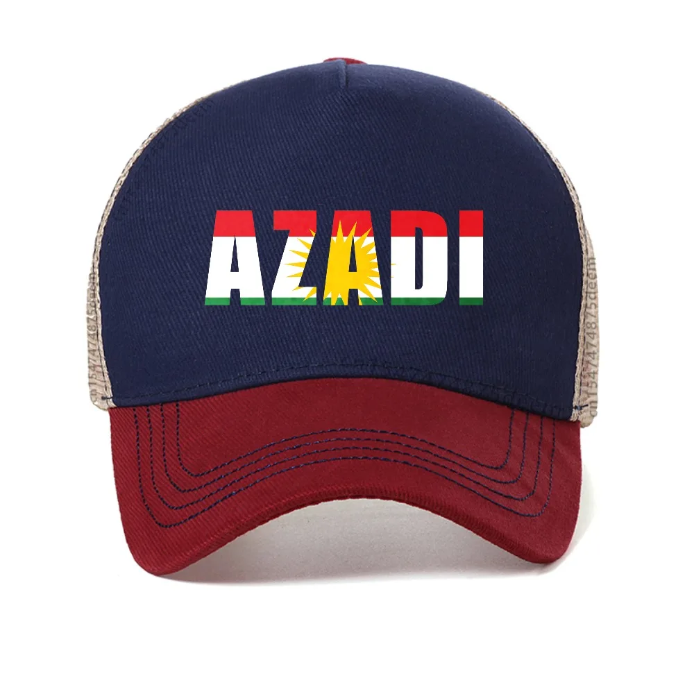 

Funny Kurdistan Kurdish flag Kurds Graphic mesh baseball cap Unisex adjustable Snapback hats summer adjustable trucker hat